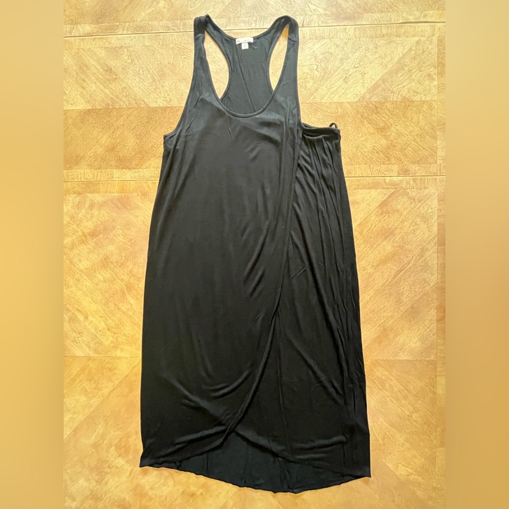 GAP Black Tulip Midi Dress | Size L Tall
